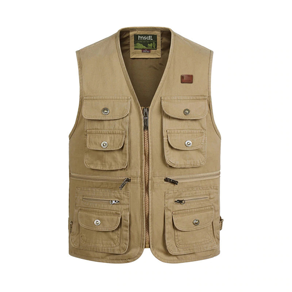 Waistcoat-Sleeveless-Zipper Waistcoat-Sleeveless-Zipper
